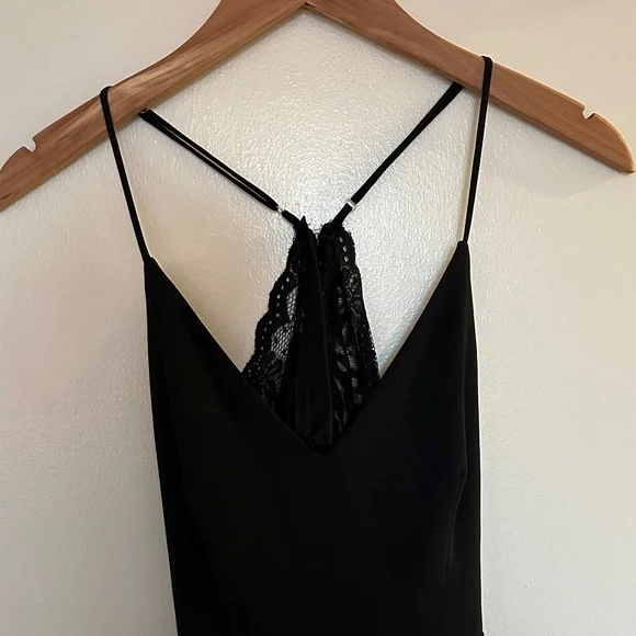 Lulu's Black Lace-Back Maxi Dress - Picture 2 of 6
